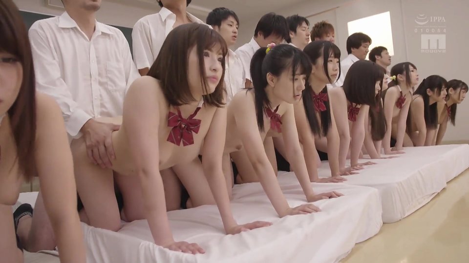 Japanese porn gang bang