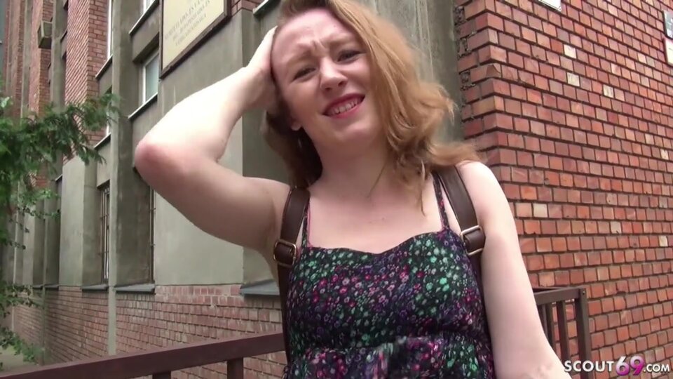 GERMAN SCOUT - REAL GINGER COLLEGE TEENAGE SEDUCE TO ASSFUCK AT PUBLIC CASTING - Verified amateur picture