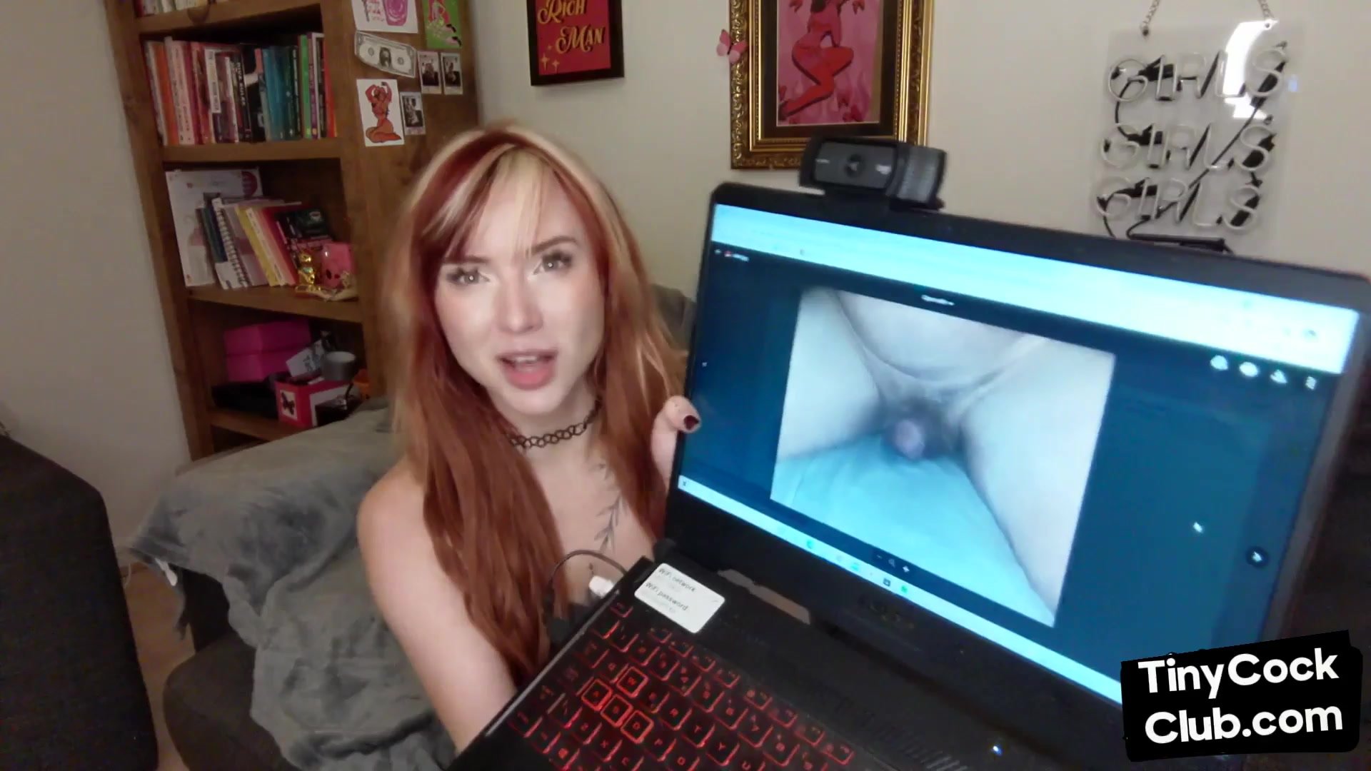 SPH British amateur porn chick humiliating small cocks in he
