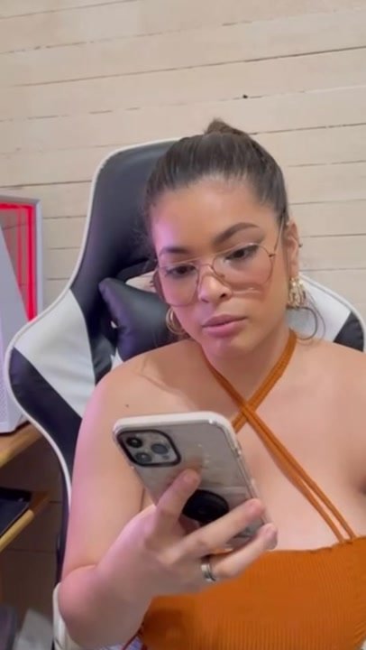 Petite latina strips and gets creampied after fixing internet